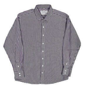 Spier & Mackay Handmade Dress Shirt Custom Check Long Sleeve Cotton 43 17 XL